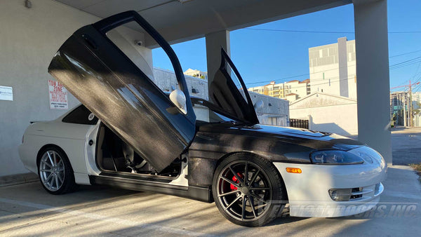 @srqsoarer Toyota Soarer from Florida featuring Vertical Door conversion kit by Vertical Doors, Inc. AKA "Lambo Doors"