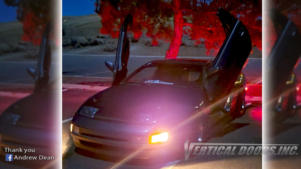 Check out David's Nissan 300ZX in Nevada featuring Vertical Lambo Doors Conversion Kit from Vertical Doors, Inc.