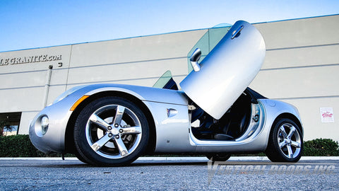 Pontiac Solstice from California featuring Vertical Lambo Doors Conversion Kit by Vertical Doors, Inc.