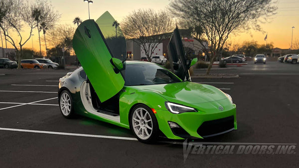 Lambo Doors Kit on a Scion FRS from Arizona by Vertical Doors, Inc.  