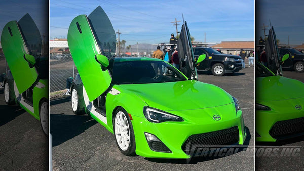 Lambo Doors Kit on a Scion FRS from Arizona by Vertical Doors, Inc.  
