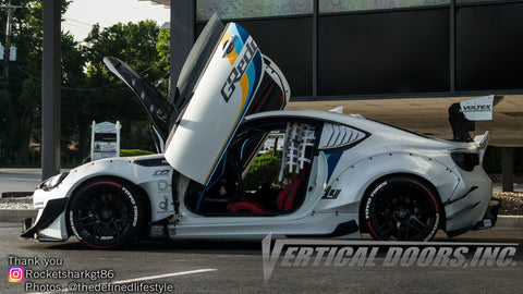 Joaquin's Toyota 86 GT featuring Vertical Lambo Doors Kit and Rocket Bunny wide body kit