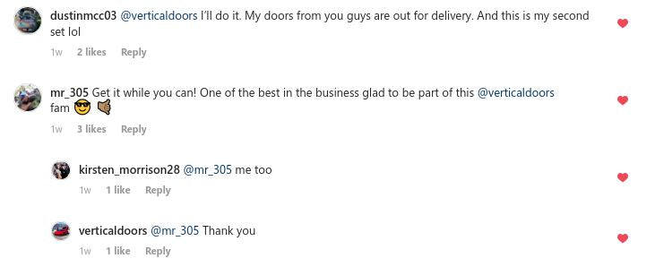 Vertical Doors, Inc. Comments Reviews about Vertical Lambo Doors Conversion Kit