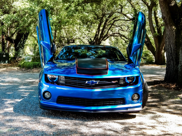 Check out Derek's @orange_track_bound Chevrolet Camaro Hot Wheels Special Edition from Georgia featuring Vertical Lambo Doors Conversion Kit from Vertical Doors, Inc.