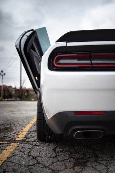 Check out Fabi's @wcp_racing Dodge Challenger with Vertical Lambo Doors Conversion Kit for Vertical Doors, Inc.