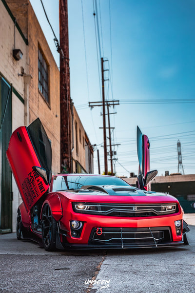 Check out @camaro_b0y Chevy Camaro from California featuring Vertical Lambo Doors Conversion Kit by Vertical Doors, Inc.