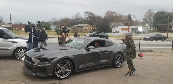 Check out Ron's Ford Mustang, Roush RS1 Edition from Tennessee featuring Vertical Lambo Doors Conversion Kit from Vertical Doors, Inc.  Thank you for the images Ron  IG: eco_roush1 Youtube: https://youtu.be/O2NKnM05qmI Facebook: GreatRondini    I have been working on my car for the past 2 years and have been lightly modifying it. It is aesthetically pleasing on the eyes and I get tons of compliments daily. Since I have been working on my car for the last 2 years, I have attended several car meets, Cars and Coffee monthly meets, Motors and Mouths monthly meets, numerous car shows (out of which I allowed my car to be judged 2 times and I got 2 trophies), The Mustangs At The Mountain Annual Event (next event is in May), The Jordan High School Annual Car Show the past 2 years (next event is next month), I plan on attending the NMRA/NMCA ALL-STAR Nationals Car Show on April 6th. I am part of several Mustang groups and 2 local car clubs.  My car has an amazing background story beginning with the fact that I was struggling to find a nice sports car that fit me. After searching for 3 straight months, I finally found it! My 2015 Roush RS1 was used but it was the newest and nicest car I have ever owned. I immediately wanted to add to the looks and bought louvers for the back window and side windows.  One week before Christmas 2018, my car was vandalized in Memphis, TN while i was gone for work. The criminals broke my pasenger side window and took my wheel lug key and stole my performance package wheels, tires, and also damaged my louvers and brake calipers. Since then I have brought my car back to life and "Phoenix" rose from the ashes!  From there it has skyrocketed with my determination to make my car the best that I can!   My current mods are as follows:  *ETS Front Mount Racing Intercooler  *COBB OTS Stage 2/93 Octane *Tune *Custom Roush Decals  *LED Under Glow Lights *Mishimoto Single Catch Can *MMD Resonator Delete  *19" Advanti Caminno Matte Gunmetal Wheels Staggered *19x8.5 Front Wheels *19x9.5 Rear Wheels  *25 MM Wheel Spacers On Front And Rear *Custom Motor Cover Graphics *Custom Made Roush Wheel Cap Emblems *Phoenix Automotive 10.4" Vertical Tesla Style Touchscreen Radio *1 TB External Harddrive  *Custom Painted ROUSH Decklid Lettering *ZL1 Roush S poiler Wickerbill Add-on  Upcoming Mods include:  *Custom Built 4th Order Bandpass Subwoofer Enclosure With Custom LED Lighting (Currently Building) *Audiopipe APCLE -15001D Amplifier (Purchased) *Audiopipe XV-BXP-SUB Digital Bass Processor  (Purchased) *American Bass ELITE-1244 Single 12" Subwoofer (Purchased) *Custom Built Rear Seat Delete (Currently Building) *PLM Stainless And Catless Downpipe (Purchased) *Turbosmart Wastegate Actuator (Purchased) *Protune By Purple Drank Tuning *NGK One Step Colder Plugs *Air Ride Suspension   I am working on taking my social media to the next level as i am building more of a fan base. My Instagram is @eco_roush1 and same with YouTube. I want to get more into creating and posting videos.   Ron Kent   . . Ford Mustang 2015-2019 Lambo Door Conversion Kit by Vertical Doors Inc. Part Number: VDCFM15  This kit will fit FORD MUSTANG ALL 2015, 2016, 2017, 2018, 2019 Vertical Doors, Inc. is the only manufacturer of Vertical Lambo Doors and ZLR Door Conversion in the USA. All Vertical Doors, Inc. kits are proudly made 100% in the USA. This kit will fit all models of the 6th Generation Ford Mustang. Easy Intallation No Welding Free Tech support  #ford #mustang #6thgen #stang #VerticalDoorsInc #LamboDoors #VerticalDoors #DoorConversion #MadeintheUSA #USA #doors #love #happy #picoftheday #repost #style #swag #work . . Hi, can you send us your best high resolution images to social@verticaldoors.com and also if you have a car meet, car show or any event where your vehicle will be featured let us know and we can promote it on our Social Media and “Event” page at no cost. (If event, please send pic/banner and text with event info). Please include Car Info, Car Club Info, Shop Info, Marketing Company, photographer info and social medial names for built credit in the post. Thank you.