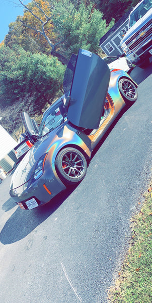 Dustin's Nissan 350Z with Vertical Lambo Doors by Vertical Doors, Inc.