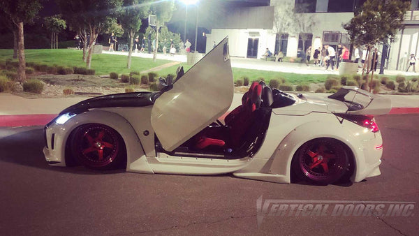yaahdatamisprime7 Nissan 350Z with Vertical Doors, Inc. Lambo Doors will be at the car show