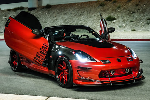 Floyd's Nissan 350Z with Vertical Lambo Doors by Vertical Doors, Inc.