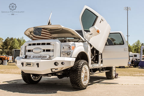 Franklin's Ford Excursion "The Sexcursion" Featuring Vertical Lambo Doors on all 4 doors