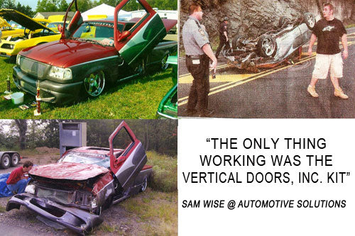 Vertical Doors, Inc. Kits Real World Crash Test