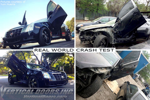 vertical doors real world crash test