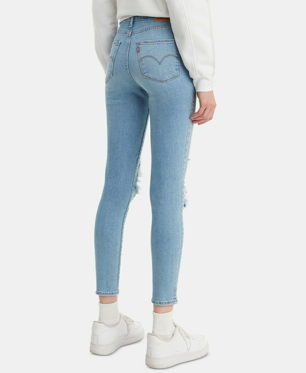 Levi's Women's 721 High Rise SKINNY Ankle Jeans Azure Falls 31 US 12 for  sale online | eBay