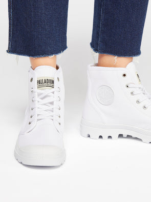 palladium pampa hi originale boot white