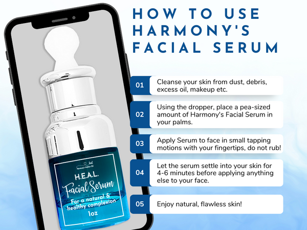 natural facial serum for glowing skin