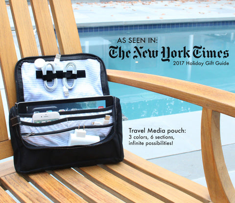 Travel Media Pouch  Best Selling Travel Bag for In-Flight
