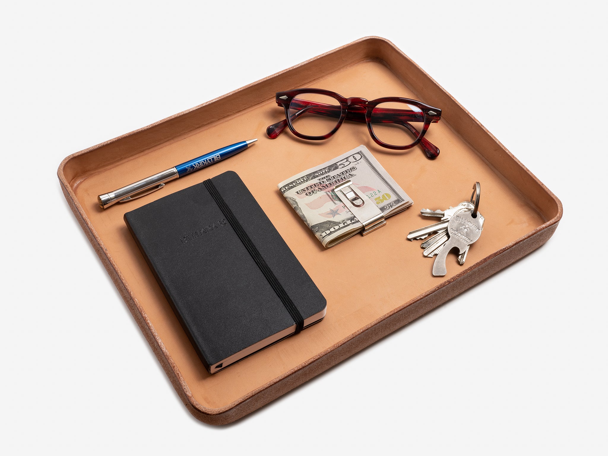 No. 555 XL Leather Valet Tray