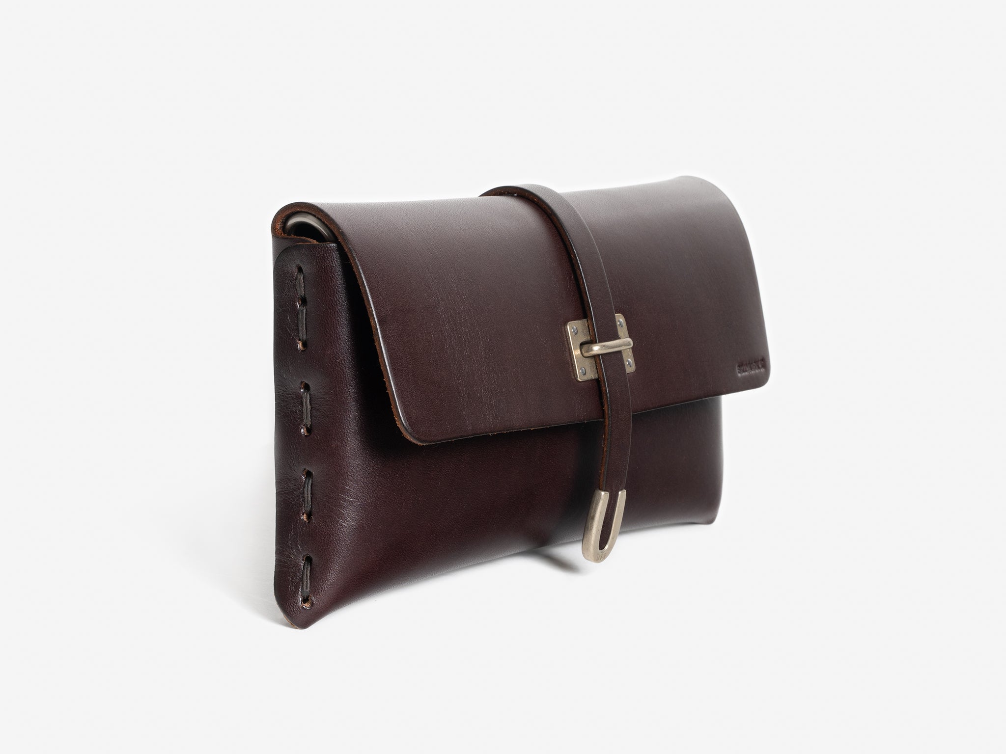 Vegetable Tanned Leather Clutch | Leather Clutch Bag by KMM & Co. Yes