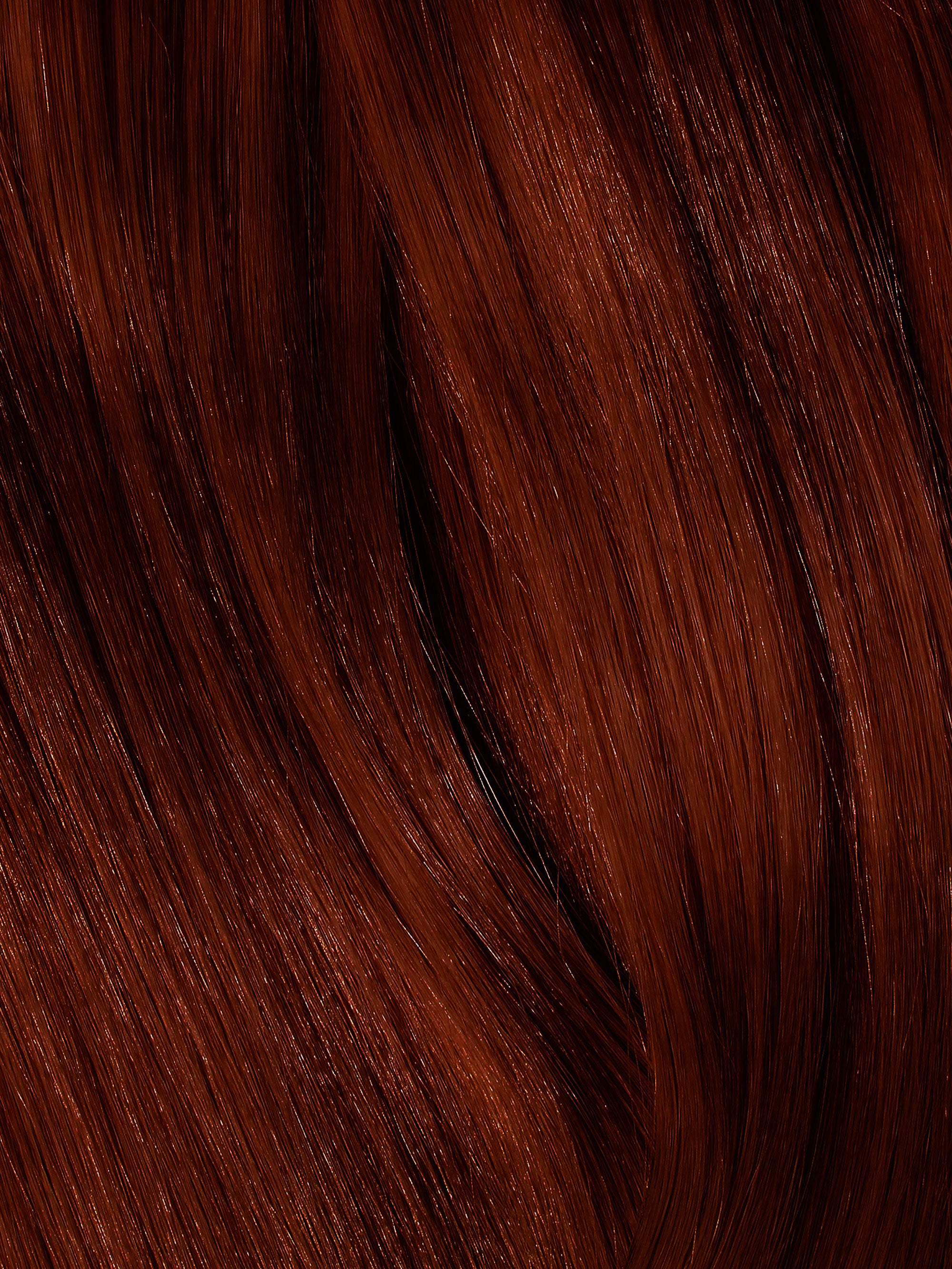 brown red hair color chart