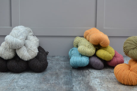 Welsh Yarn - hand dyed yarn