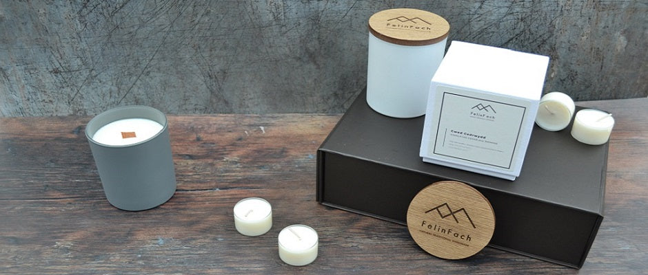 Hand poured candles, reed diffusers and wax melts. Hand poured in small batches in Pembrokeshire, Wales, UK.