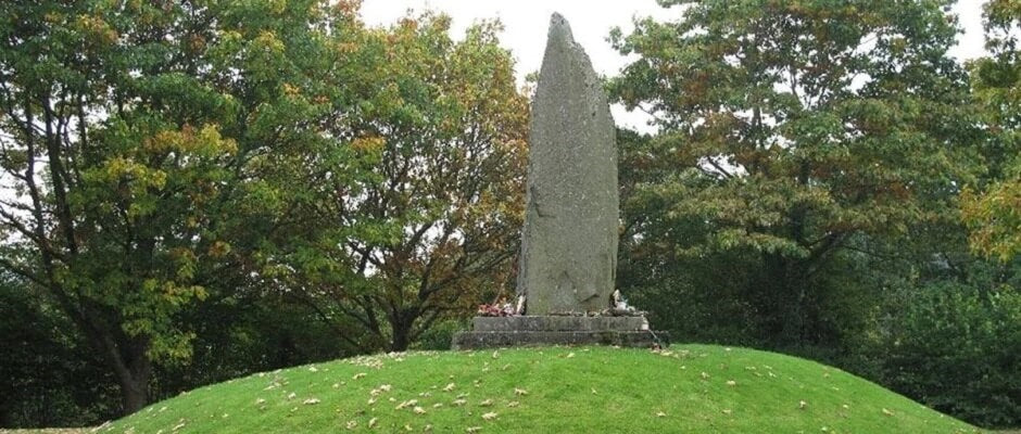 Cilmeri Stone. A monument to the last Welsh Prince of Wales, Llywelyn ein Llyw Olaf who died in battle with the English close by