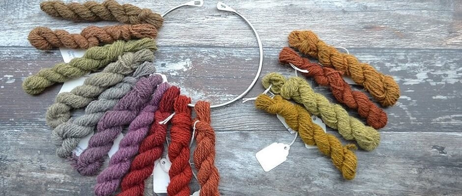 Natural dyeing of yarn
