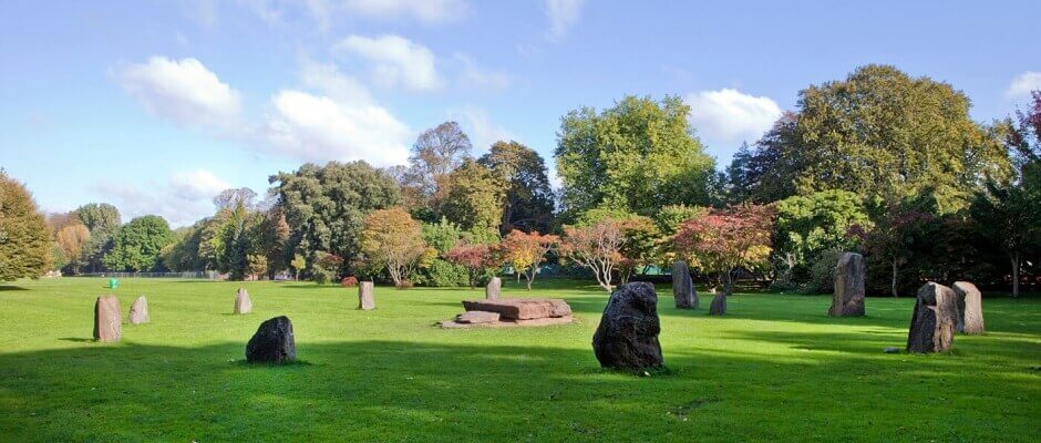 Gorsedd Stones (Welsh: Cerrig yr Orsedd) are groups of standing stones constructed for the National Eisteddfod of Wales