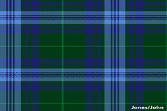 Welsh Tartan Scarf - Jones Surname Tartan