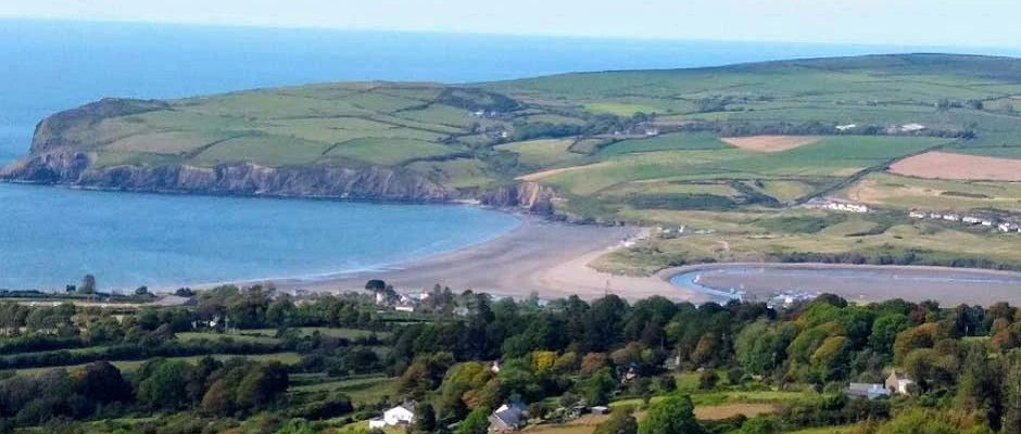 Pembrokeshire in Welsh - Sir Benfro - famous for its coastline and beaches