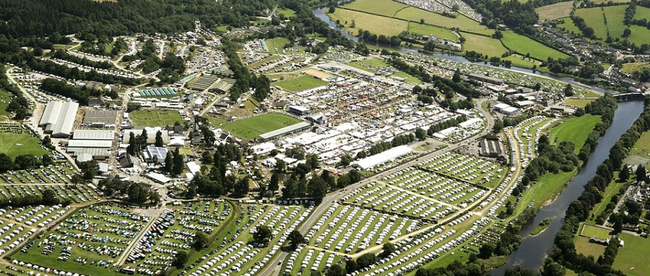 Royal Welsh Show - Aerial image of the Showground