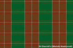 Welsh Tartan Scarf - St David's National