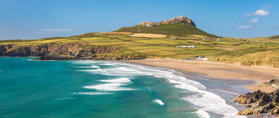 Freshwater West Beach - location of Dobby's 'grave'