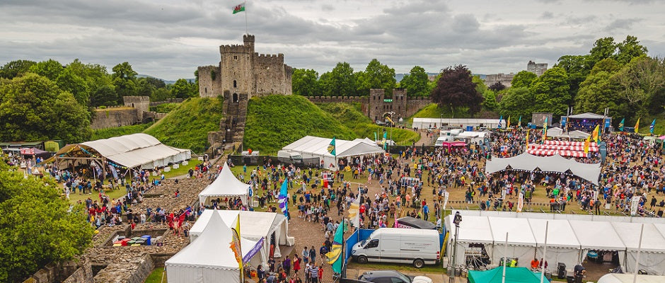 Tafwyl festival in Cardiff Castle