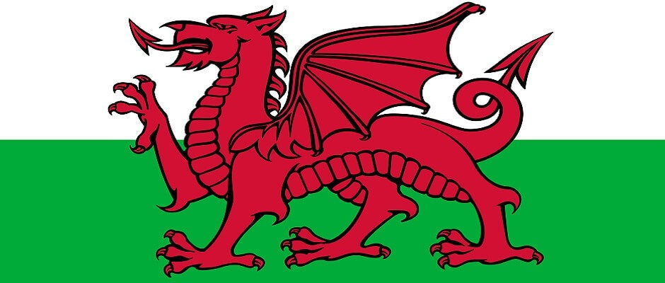 Welsh Flag, Wales Flag - the Red Dragon