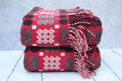 Welsh tapestry blanket - Dyffryn pattern