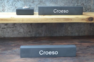 Welsh Gifts - Handmade Welsh slate "Croeso" signs