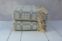 Welsh Blankets hand woven in the Caernarfon pattern design - Montgomery