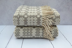 Welsh Blanket Patterns - Garreg Ddu blanket
