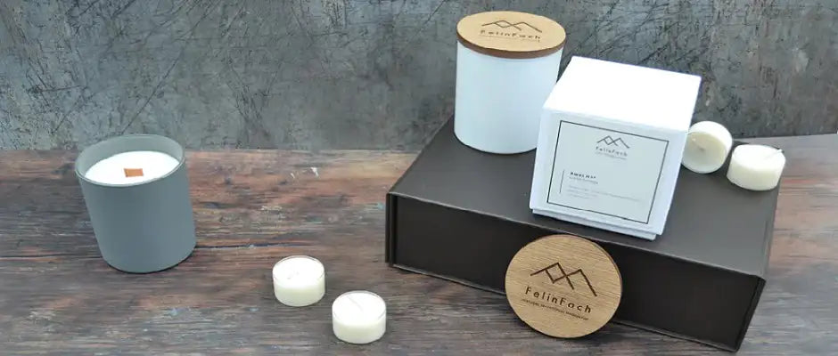 Soy Wax Candles, hand poured in Pembrokeshire, Wales, UK.