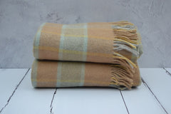 Wool Throws in modern colours