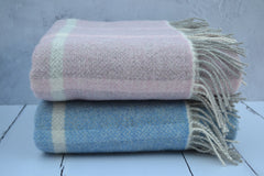Wool throws - Hand woven in Ceredigion Wales