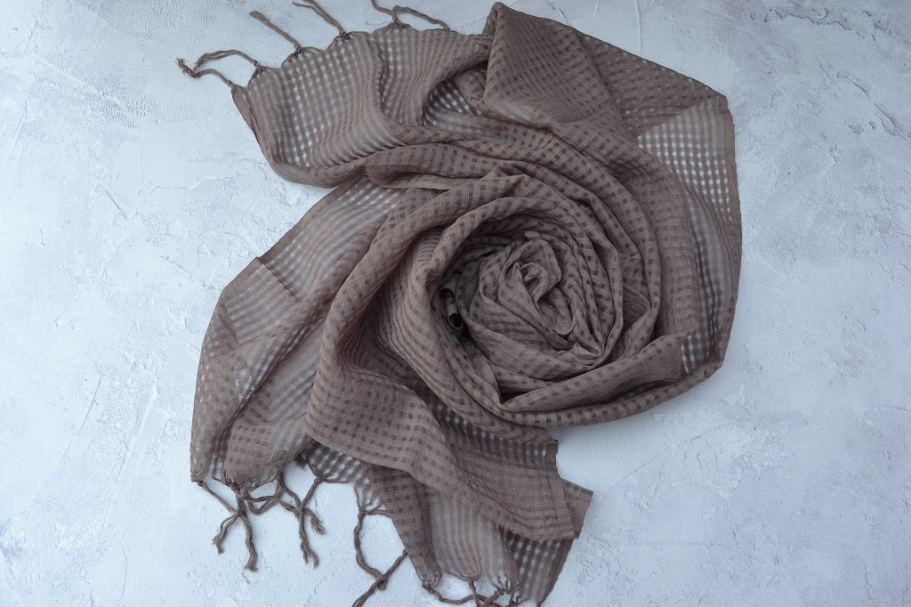 cotton and silk scarves