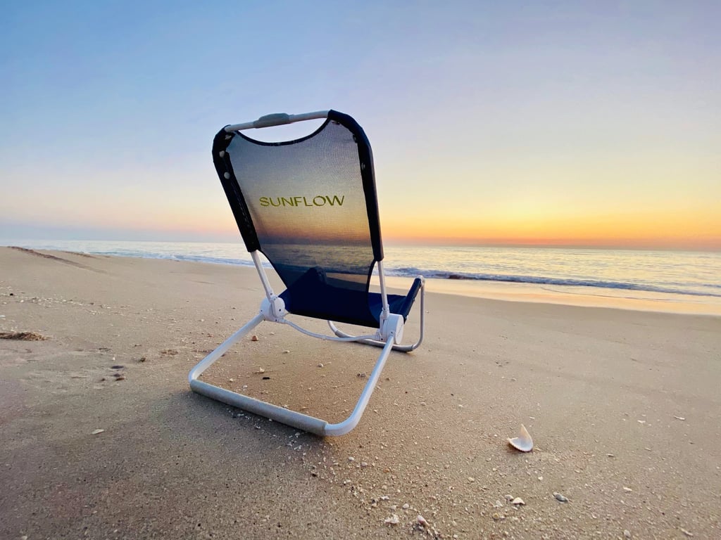SUNFLOW chair on the beach (ocean navy)