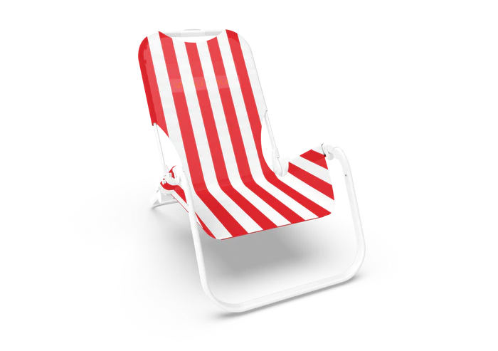 SUNFLOW CHAIR in cherry red stripe