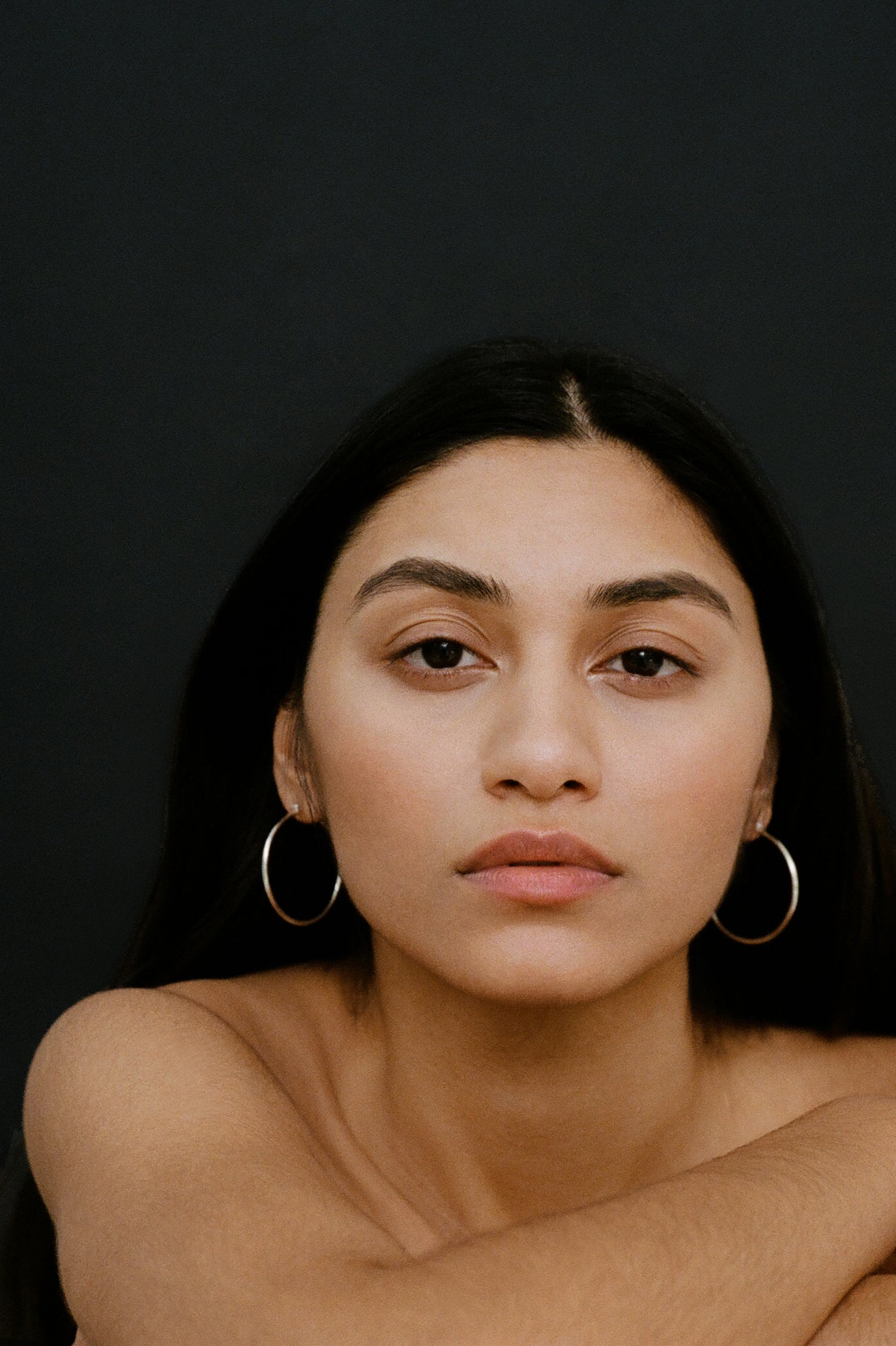 Bailey Hoop Earrings in Vermeil