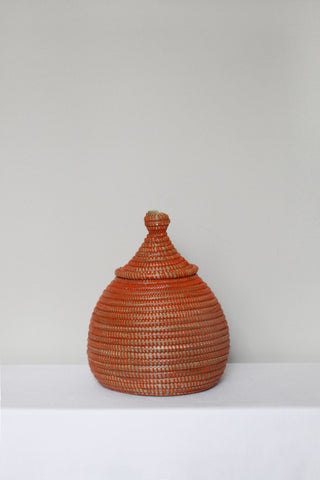 Mini Traditional Basket in Orange