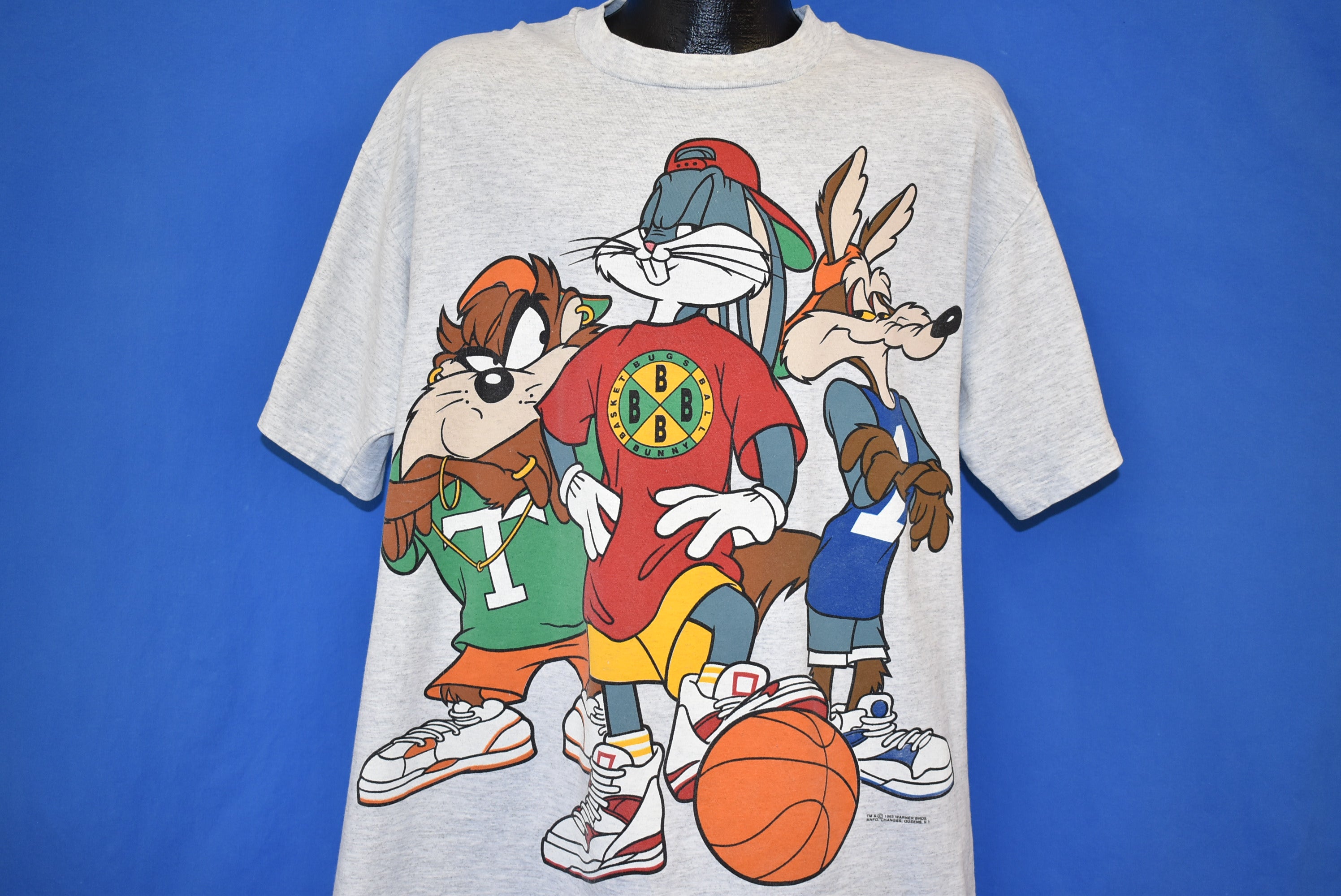 90s Looney Tunes Bugs Taz Hip Hop t-shirt Extra Large - The Captains