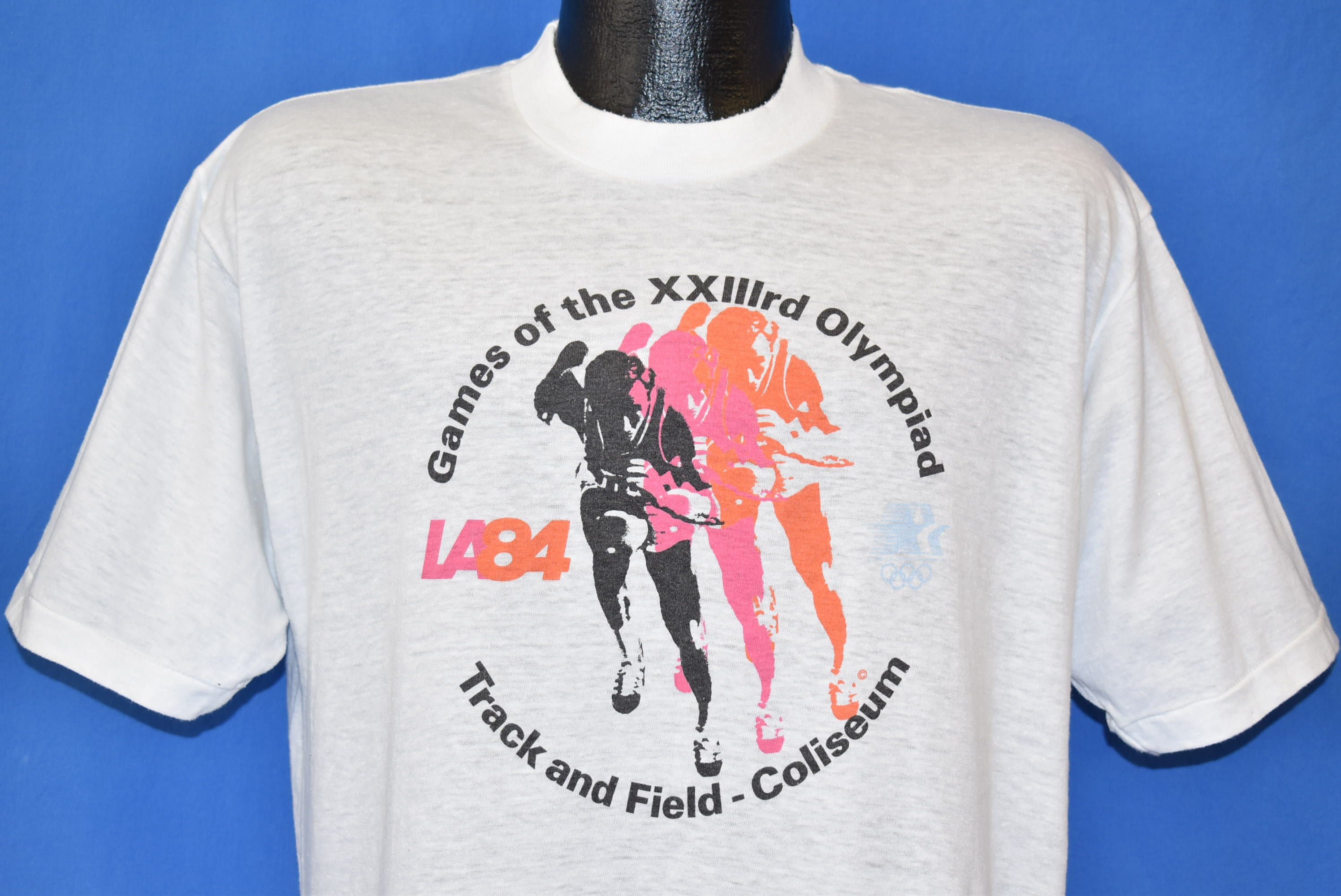 80s Olympics Los Angeles 1984 Track Field t-shirt Large - The Captains ...